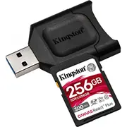 Karte Kingston Canvas React Plus Sdxc 256 Gb 10. klases Uhs-Ii/U3 V90 Mlpr2/256Gb Karta Class