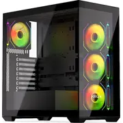 Krux Exo Rgb korpuss. melns Krxd004 Obudowa czarna