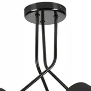 Lamkur Irma 50584 Piekārtā lampa 3X60W E27 melns Zwis czarna