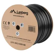 Lanberg instalācijas Kabelis Ftp Kat.5E. Żelowany. 305M Lcf5-30Cu-0305-Bk Kabel instalacyjny
