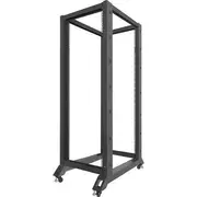Lanberg Open rack 32U 600X1000 melns Stojak czarny