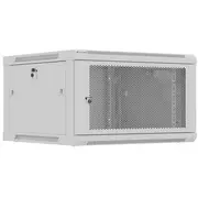 Lanberg skapis Pakārās Pastāvas Uzstādīšanas Skapis 19 6U 600X600 Pelēkas Perforētas Durvis Plakana pakotne Szafa Instalacyjna Rack Szara Drzwi Perforowane Flat Pack