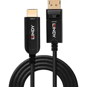 Lindy Av adapteris 38493 kabeļa 40 m Displayport Hdmi tips A Standarta melns Adapter adapter kablowy Typu Standard Czarny