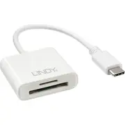 Lindy Usb 3.1 C tipa Sd microSD karšu lasītājs 43185 Czytnik Type Sd/Microsd Card Reader