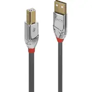 Lindy Usb-A  Usb-B Usb Kabelis sudraba krāsā 36642 Kabel Usb Usb-A Usb-B Srebrny