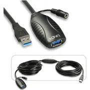 Lindy Usb-A Usb kabelis melns 43156 Kabel Czarny