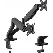 Logilink Dual Monitor stiprinājums. 17-32. tērauds. ar atsperu palīdzību Mount. steel. spring-assisted