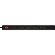 Logilink strāvas sloksne 6 ligzdas 1.5 m melna Listwa gniazd 1.5M czarna
