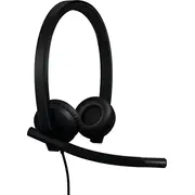 Logitech H570E austiņas Austiņas Vadu Biroja/Zvanu centra Usb Type-C melns Zestaw Przewodowa Opaska na Biuro/Centrum telefoniczne Czarny