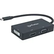 Manhetenas Usb-C stacija/replicators 152983 Stacja/Replikator Manhattan