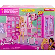 Mattel Barbie Dream Garderobe ar drēbēm Skapis 3.0 lelle Bārbija aksesuāri Hxd58 Szafa ubraniami Garderoba lalka akcesoria