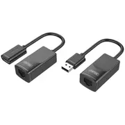 melns Y-Ue01001 Adapter Usb Unitek Rj45 Czarny