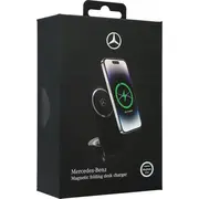 Mercedes saliekamais iekrāvējs indukcijas Memfbgslk 15W melns/melns Silver Star Magsafe Indukcyjna 2W1 czarny/black