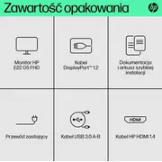 monitors 6N4E8Aa Monitor Hp E22 G5