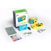 myFirst Camera 2 - wodoodporny aparat cyfrowy dla dzieci, z ekranem Ips, rozdzielczość 8Mp, wodoszczelność Ipx8 Blue