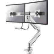 Neomounts galda stiprinājums 2 monitoriem 10 32 Nm-D775Dxsilver Uchwyt biurkowy na monitory