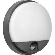 Orno Agat Led sienas lampa 15W. dārza armatūra ar kustības sensoru. 140 grādi. 1100Lm. Ip54. 4000K. pelēks Kinkiet oprawa ogrodowa czujnikiem ruchu. 140St. szara