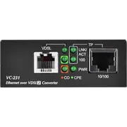Planet optiskās šķiedras pārveidotājs Vc-231 tīkla 100 Mbit/S melns Konwerter konwerter sieciowy Czarny