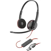 Poly austiņas stereo Usb-C Blackwire C3220 Stereo