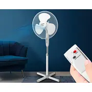 Ps stāvošais ventilators Ltc 16 ko kontrolē tālvadības pults. balts štābs Wentylator 50W 3Tryby sterowany pilotem. Hq