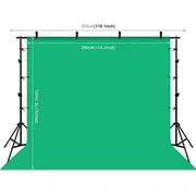 Puluz statīva komplekts/statīvs fotogrāfisko fonu uzstādīšanai 2X3M fotografēšanas foni 3 gab Pkt5205 Statyw Zestaw/Statyw do mocowania fotograficznego fotograficzne szt