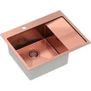 Quadron Russel 116 Steelq Pvd vara izlietne Zlewozmywak miedziany