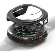 Ringke Plāns Un Rūdīta Stikla Galaxy Watch Ultra Titāna Melnais Slim Tempered Glass Mm Titanium Black