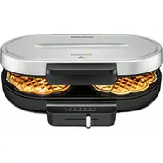 Rommelsbacher vafeļu automāts Wa 1250. cepeškrāsns Melns/Sudrabs Gofrownica waffle machine maker black/silver