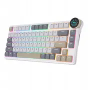 Royal Kludge Rk N80 Pearly Dawn Gaming tastatūra brūns slēdzis Keyboard Brown switch