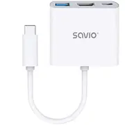 Savio Usb-C stacija/replicators Ak-48 Stacja/Replikator