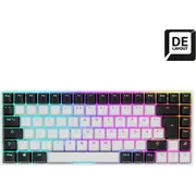Sharkoon tastatūra Skiller Sgk50 S3 Usb Qwertz German White Klawiatura klawiatura Niemiecki
