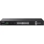 Slēdziet neveselīgu Teg1120P-16-250W Poe Switch Tenda 18X1Gbe 2Xsfp