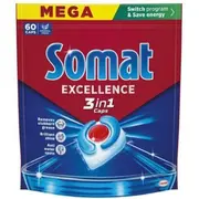 Somat Trauku Mazgājamās Mašīnas Kapsulas 3In1 60 Gab Dishwasher Capsules Pcs