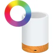 Techly galda lampa bezvadu Rgb skārienekrāna Lampa Lampka bezprzewodowa dotykowa