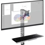 Techly sienas stiprinājums 15 27 monitoram ar tastatūras statīvu Ica-Plw-01 Uchwyt na monitor