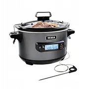 Tesla Slowcook S900 Plus Lēnā plīts ar temperatūras zondi Wolnowar temperatury