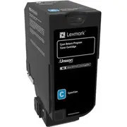 Toneris Lexmark 74C20C0 Cyan Original Toner