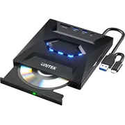 Unitek Dvd atskaņotājs ārējais Dvd/Cd rakstītājs. Usb centrmezgls. Sd karšu lasītājs Odtwarzacz Nagrywarka Dvd/Cd. Hub 5Gbps. czytnik kart