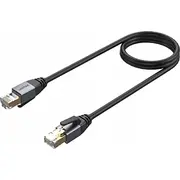 Unitek Ethernet kabelis Rj-45 Lan. ielāpu vads cat.8 S/Ftp. tīkla 10M Kabel patchcord sieciowy