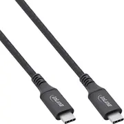 Usb Inline Usb-C  Usb-C kabelis melns 35901A Kabel Czarny