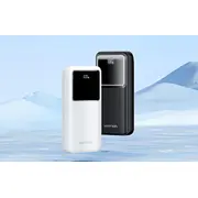 Vention Powerbank. Vention. Fhlb0. 20000Mah. Micro-Usb. Usb-C. 2Xusb-A. 22.5W Melns Czarny