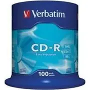 Verbatim Cd-R 700 Mb 52X 100 gabali 43411 Sztuk
