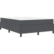 vidaXL gultas rāmis cits tumši pelēks 140 x 200 cm velveta audums Ramka Inny ciemno szary Tkanina sztruksowa