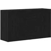 vidaXL bufete Black Oak Engineered Wood 120 x 36 69 cm Kredens Czarny Drewno