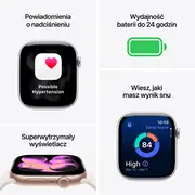 Viedpulkstenis Apple Watch 11 Gps Cellular 42 mm Gold Titanium Milanese Loop S/M Mf8Y4Mp-A Smartwatch 42Mm