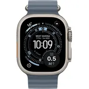 Viedpulkstenis Apple Watch Ultra 3 Gps mobilais 49 mm dabīgais titāns okeāna josla zila Mewh4Et/A Smartwatch Cellular 49Mm Natural Titanium Ocean Band Niebieski