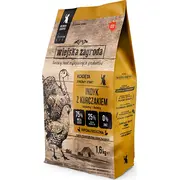 Wiejska Zagroda Sausā barība kaķiem Tītars ar vistu Kaķēns 1.6 kg Karma sucha dla kota Indyk kurczakiem kociak 1.6Kg