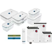 Zwilling FreshSave Vakuuma sākuma komplekts M/L jūras plastmasa Zestaw startowy plastikowy morski