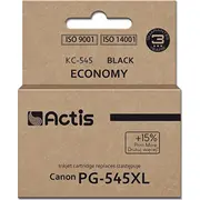 Actis toneris Kc-545 tinte Canon printerim. Pg-545Xl nomaiņa Augstākā 15 ml 207 lpp. melns. Drukā par vairāk nekā Oem. Toner Tusz do drukarki zamiennik Supreme stron czarny. Drukuje
