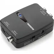 Adapteris Av Marmitek Toslink  Rca Cinch czarny 8127 Adapter Toslink